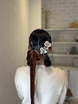 リグ ヘアアンドデザイン(LiG hair&design)&nbsp;卒業式アレンジ