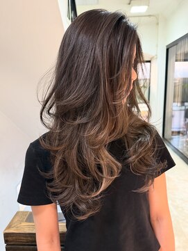 アクシス 栄店(`AXIS) イメチェン/ピンクベージュ/アンブレラカラー/前髪/栄/矢場町