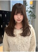 レイヤーカット/ハッシュカット/韓国ヘア/前髪顔まわりカット