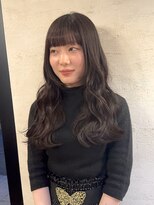 フェイバー 警固店(FAVOR) 柔らか顔周りレイヤー 重めバングロング