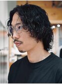大人波巻きセンターパート