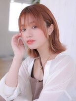 アグ ヘアー イロア 都島店(Agu hair iroa) 《Agu hair》暖色おしゃカラー×ベルボブ