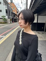 クルー(Creww KYOTO)&nbsp;メガネ映え◎黒髪ハンサムマッシュショート