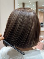 トリコ アヴェダ ららテラス北綾瀬(tricot AVEDA) ハイライトボブ/透明感カラー/ボブ/北綾瀬