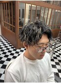 波巻きツイストスパイラルリバースセンターパートニュアンスパT