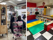 アルファ インタラクティブ エム フラワー(ALUFA interactive.M Flower)の雰囲気（完全個室・半個室のプライベート空間とキッズスペースを完備♪）