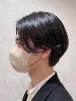 アッシュ 八王子みなみ野店(Ash)&nbsp;センターパート×曲がる縮毛矯正　八王子みなみ野