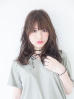 ヘアーサロンウフ(hair salon Oeuf)&nbsp;シルバーグレージュカラー重めミディアム