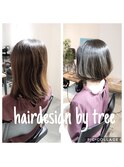 ノンブローでおさまる ショート ボブ ロング 『Tree』本厚木