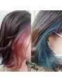 ヘアーアンドスパ コーラルルーム(Hair&spa CORAL room) インナーカラーでちょっと遊び心を出して気分転換♪♪