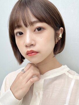 トリコ ショップアンドヘアサロン(tricot shop hair salon) 大人可愛い20代30代40代小顔ボブ丸み前下がり