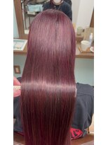 ヘアー バイ ミーズ(hair by Mii’s)&nbsp;生酵素カラー×ベリーピンク