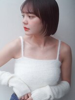 レジュアル(RESSUAL)&nbsp;大人可愛い20代30代40代黒髪前下がりショートボブ丸みショート◎