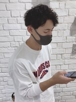 モリオフロムロンドン 松戸店(Morio from London)&nbsp;【松戸 岩口】パーマ残りアップバングマッシュショート