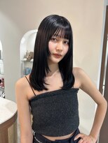 ボタン ハカタ(VOTAN hakata)&nbsp;【柿本真優】レイヤーカット/前髪顔まわりカット/艶カラー