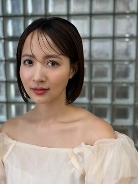 ガーデン オオタカノモリ(garden otakanomori) 韓国風うぶげバングシースルーバングミニボブ