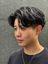 クオル 立川(QOL)&nbsp;センターパートニュアンスパーマ毛流れパーマカルマパーマ