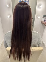 アフェクテュー 春日店(affectueux) 20代30代40代ブリーチ無しダークレッド