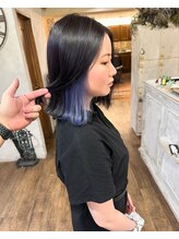 ニコ(nico...) ハイライト×インナーMIXラベンダー