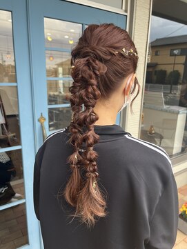 アロー ヘアー(arrow hair) ◇結婚式お呼ばれヘアセット