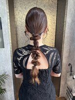 タイドヘアー 高槻店(TIDE HAIR)&nbsp;編みおろしアレンジ
