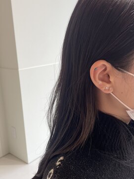 ローレンアオ(LOREN AO) 【LOREN AO】耳つぼジュエリー/シアーグレージュ