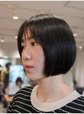 黒髪パツっとボブ!
