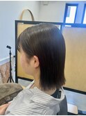 切りっぱなしボブ