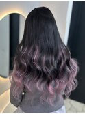 パープルグラデーションブルーカラーワインレッドチェリーレッド