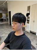 スッキリとした、ラウンドマッシュ
