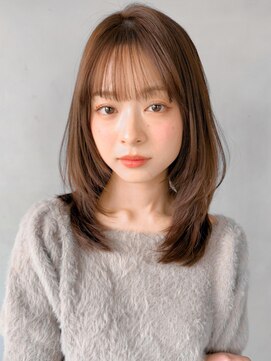 リヤン 表参道(lyann) 小顔カット外ハネボブくせ毛風カールモテ髪エアリーカール