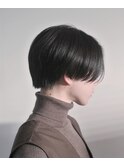 ハンサムショート　ショートボブ　大人ショート　骨格補正