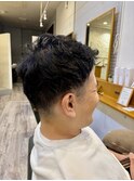 【メンズ】【パーマ】メンズショート