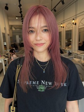 モードケイズエクラ(MODE K's Eclat) ロングレイヤー　ピンク