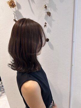 アルブル エト シミー(Arbre et chimie) クラゲヘアー/小顔に見せるヘア/ココアベージュ/東村山