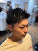 2ブロック刈り上げショート＜メンズサロン＞＜八千代＞