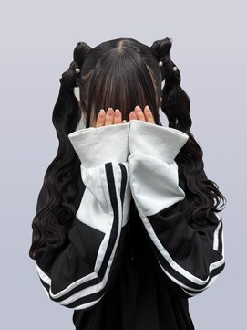 アールエーサロン モノクロ 虎ノ門(RA SALON モノクロ) 【ツインテール】立体リボンツイン