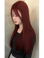 ナループロア ルームー(Nalu pu loa ROOMOO)&nbsp;暖色カラー/ワインレッド/ブリーチなしダブルカラー