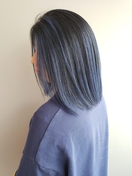 ノル 栄矢場町(nol) ブルー×アンブレラハイライト(ブルー系/青色系/ダークブルー)