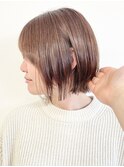 【松戸　松田】レイヤーボブ　顔周りレイヤー　切りっぱなしボブ