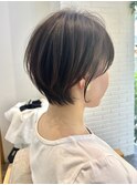 【３０代４０代５０代】大人女性大人気丸みショートボブ/顔周り