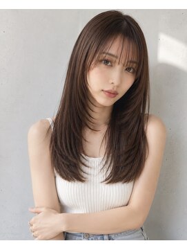 モードケイズ 調布店(MODE K's) 顔周りレイヤーカット_調布韓国ハッシュカット前髪カットウルフ