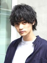フィフス 大分(fifth)&nbsp;大分シャドウパーマメンズカットラウンドマッシュツーブロック