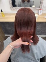 カロントウキョウ 中野店(Kalon Tokyo)&nbsp;ぱつっとミディアムレッド系カラー