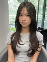 トイ(TOI) ロングレイヤーカット/ナチュラルブラウン