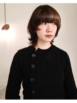 ウィットサークル(wit circle) beige × brown color