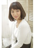 ツヤ髪ストレートボブ