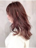 ピンクバイオレットアッシュ_厚めバングローライト_ba280941