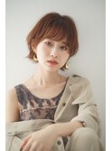 立体感　丸み　ショートボブ