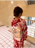 訪問着&ヘアセット